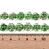 Luminous Handmade Gold Foil Glass Beads Strands FOIL-N029-01F-5