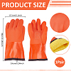 Plastic Work Warm Gloves AJEW-WH0871-75-3