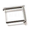 Alloy Open Back Bezel Pendants PALLOY-I223-08P-2