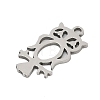 201 Stainless Steel Pendants STAS-F316-06P-09-2