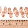 Crystal Glass Beads Strands GLAA-D033-38-2