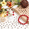 600Pcs Brass Smooth Round Beads KK-PA0001-17-4