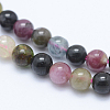 Natural Tourmaline Beads Strands G-J373-08-4mm-2