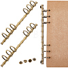 6-Ring Alloy Loose Leaf Book Binder Hinged Rings FIND-WH20042-61B-1
