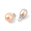 Natural Cultured Freshwater Pearl Pendants PALLOY-JF05289-2