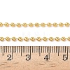 Brass Ball Chain Necklaces for Women NJEW-B148-01A-G-5
