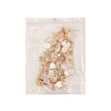 Ocean Natural Shell Chip Beaded Multi Layered Necklaces with Alloy End Chains for Women WGD1A0B-01-4