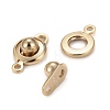 201 Stainless Steel Snap Clasps STAS-L244-13G-3