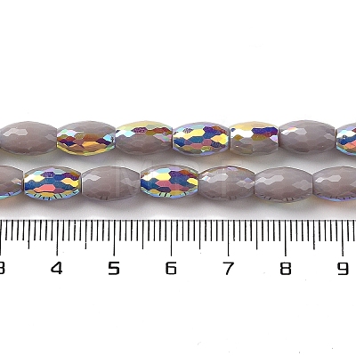 AB Color Plated Electroplate Beads Strands X-EGLA-H104-03D-1