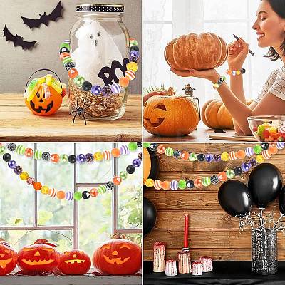 DIY Halloween Pendant Decoration Making Kit DIY-CJC0006-04-1