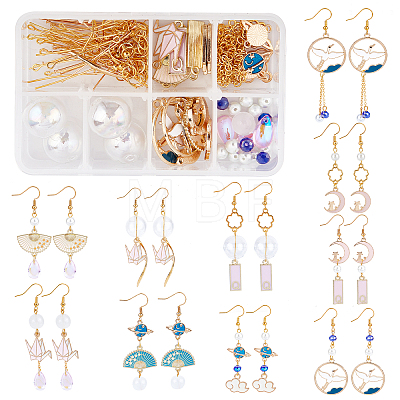 DIY Dangle Earring Making Kits DIY-SC0019-56-1