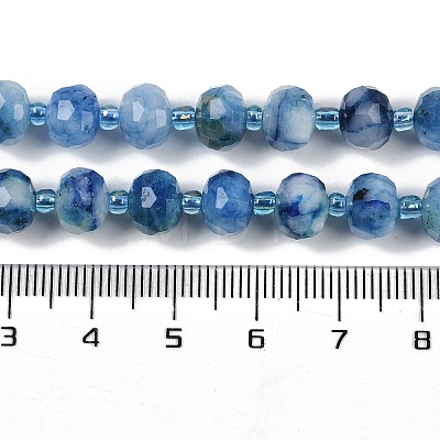 Natural Dyed White Jade Beads Strands G-H057-A22-03-1