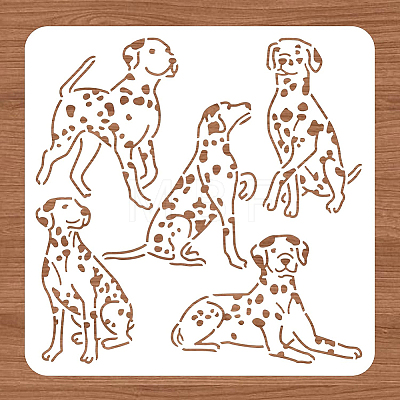 PET Hollow Out Drawing Painting Stencils DIY-WH0383-0079-1