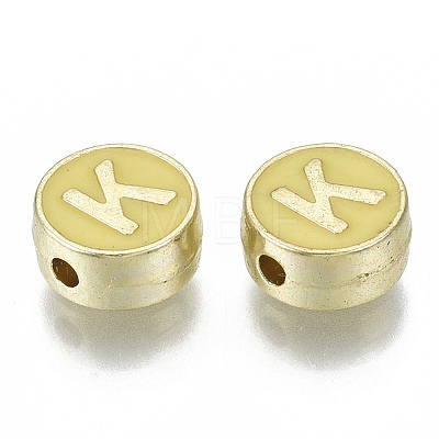 Alloy Enamel Beads X-ENAM-S122-028K-NR-1