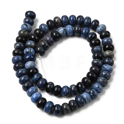 Natural Dumortierite Beads Strands G-A280-A09-02-1