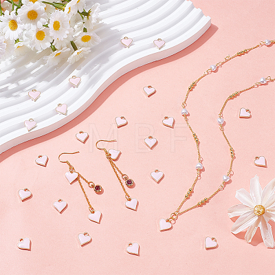 80Pcs Alloy Enamel Charms ENAM-UN0001-37-1