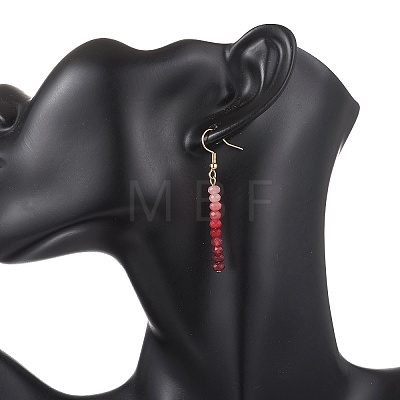 Dyed Natural Malaysia Jade Dangle Earrings EJEW-JE06874-1
