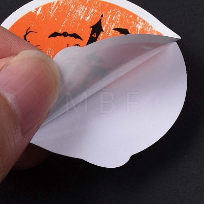 50Pcs Halloween Holographic Vinyl Waterproof Cartoon Stickers DIY-B064-01B-1
