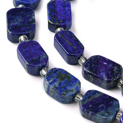 Natural Lapis Lazuli Beads Strands G-C098-A06-01-1