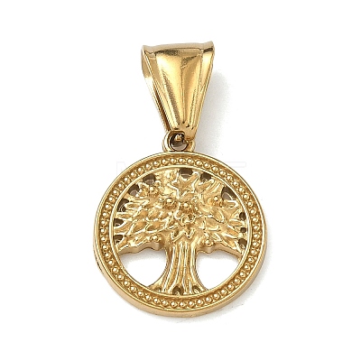 304 Stainless Steel Pendants STAS-D225-11G-1