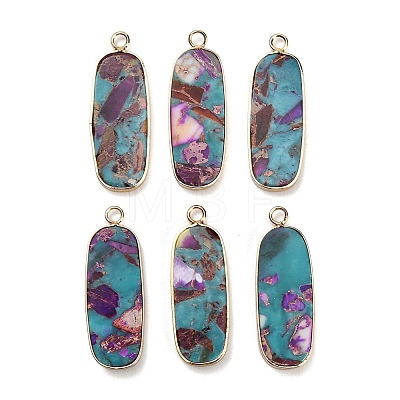 Dyed Synthetic Imperial Jasper Pendants GG-CBAA20A-05G-07-1