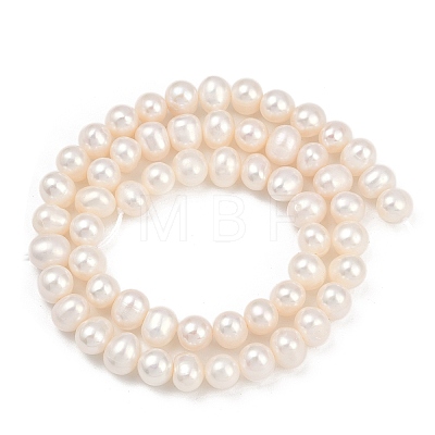 Natural Cultured Freshwater Pearl Beads Strands PEAR-I007-07Y-03A-1