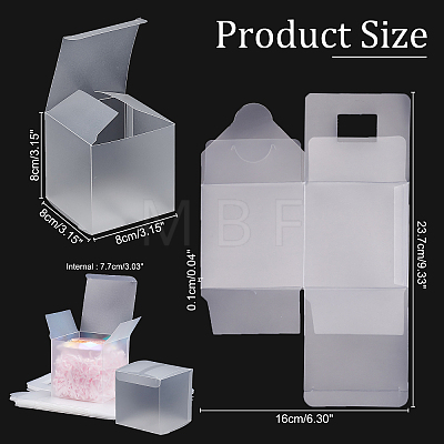 Transparent Plastic Boxes CON-WH0092-09A-1