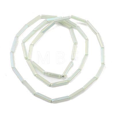 Electroplate Glass Beads Strands EGLA-Q128-11A-AB02-1