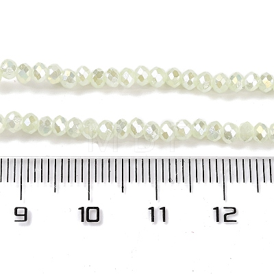 Baking Electroplate Glass Beads Strands DGLA-A039-J4mm-B17-1