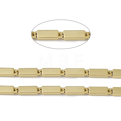 Brass Rectangle Link Chains CHC-P010-20G-1