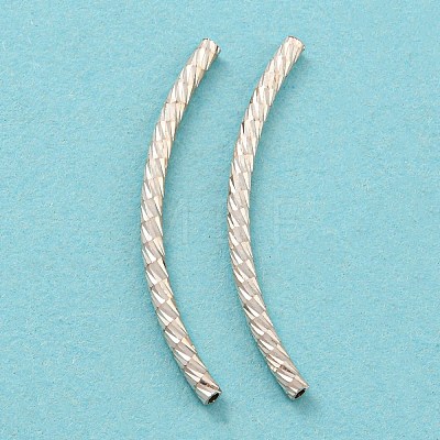 925 Sterling Silver Tube Beads STER-Q191-01D-S-1