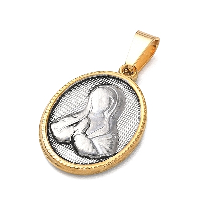 Religion 304 Stainless Steel Pendants STAS-H264-13D-ASG-1