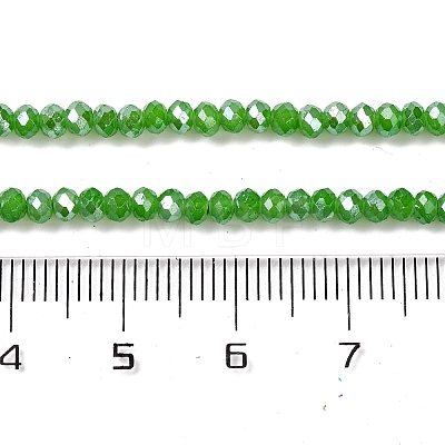 Baking Electroplate Glass Beads Strands DGLA-A039-J2MM-B11-1