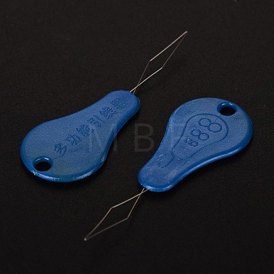 Iron Sewing Needle Devices Threader Thread Guide Tool AJEW-L037-02-1