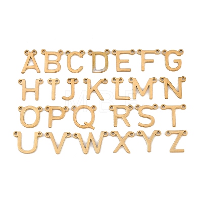 26Pcs 304 Stainless Steel Charm Sets STAS-B123-02G-1