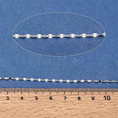 925 Sterling Silver Dapped Chains STER-TAC0003-03P-1-1
