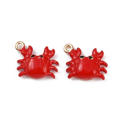 Brass Alloy Charms KK-R226-15G-02-1