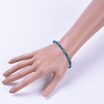 Natural Mixed Gemstone Stretch Bracelets BJEW-JB04556-1