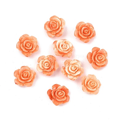 Dyed Synthetic Coral Carved Beads CORA-C004-01A-1
