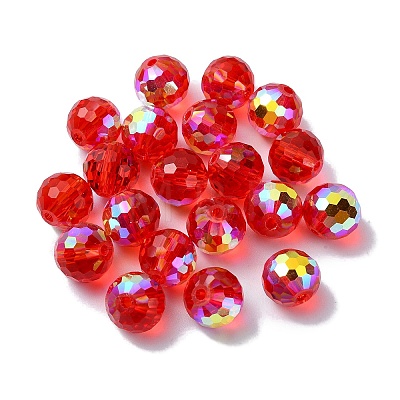 AB Color Plated Glass Beads EGLA-P059-02B-AB06-1