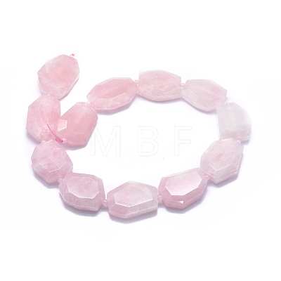 Natural Rose Quartz Beads Strands G-O178A-05-1