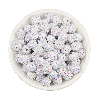 AB-Color Resin Rhinestone Beads RESI-S315-10x12-16-1