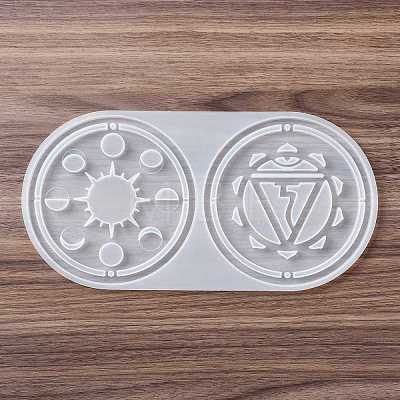 Meditation Yoga Pendants Cup Mat Silicone Molds DIY-B056-02C-1