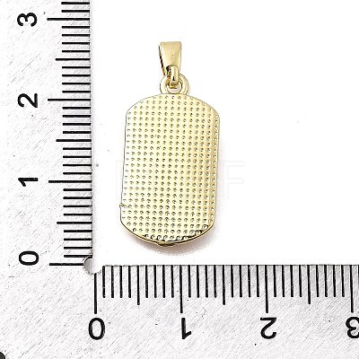 Brass Enamel Pendants KK-P336-14G-02-1