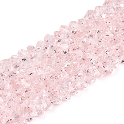 Transparent Glass Beads Strands GLAA-N018-4mm-08-1