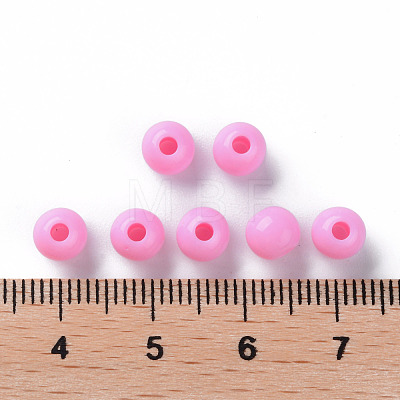 Opaque Acrylic Beads MACR-S370-C6mm-A02-1