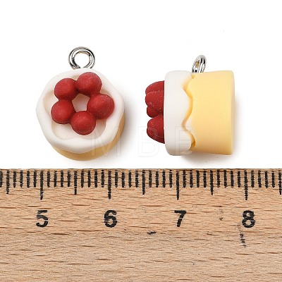 Opaque Resin Mini Dessert Craft Pendants FIND-Z104-04P-1