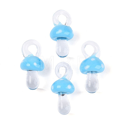 Handmade Lampwork Pendants LAMP-T021-14H-1