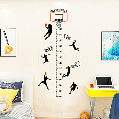 PVC Height Growth Chart Wall Sticker DIY-WH0232-020-1