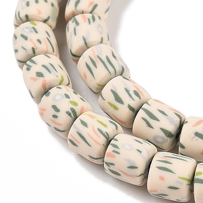 Handmade Polymer Clay Beads Strand CLAY-Z002-01D-1